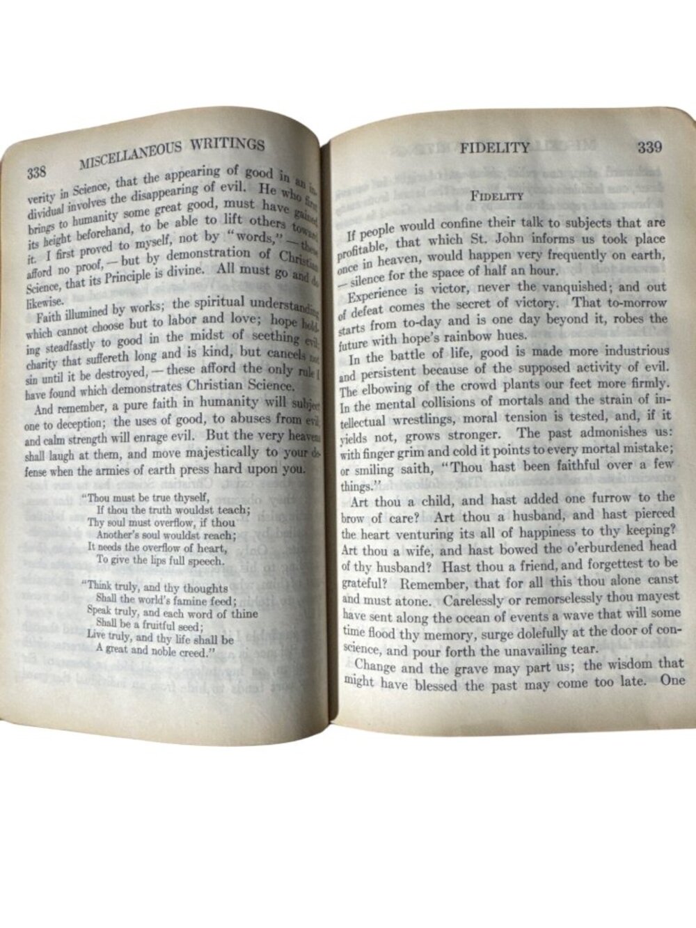 Antique Miscellaneous Writings 1883-1896 By Mary Baker Eddy Hardcover Book - Picture 14 of 16